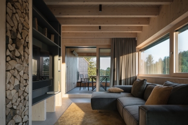 Interior of the show house in Bedřichov - foto: Studio Flusser