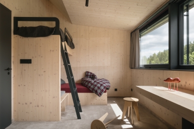 Interior of the show house in Bedřichov - foto: Studio Flusser