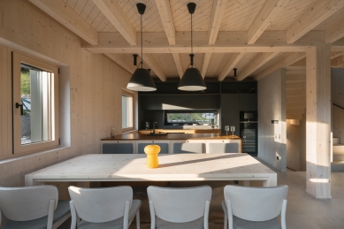 Interior of the show house in Bedřichov - foto: Studio Flusser