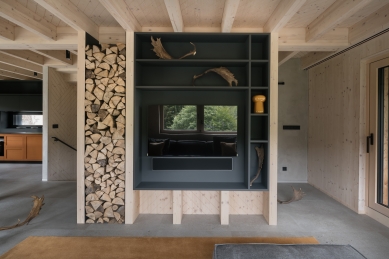 Interior of the show house in Bedřichov - foto: Studio Flusser