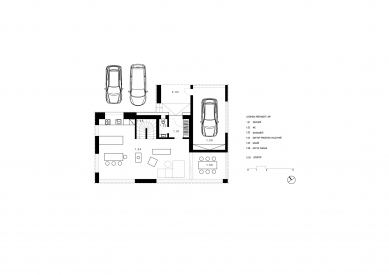 Weekend houses Jizera Mountains - Floor plan 1st floor - foto: Prodesi/Domesi