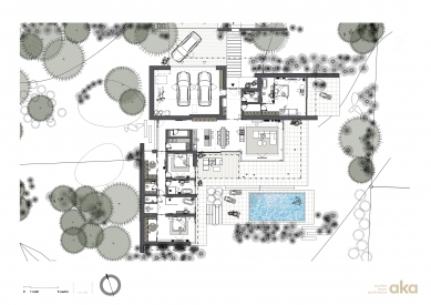 Bungalow in Eastern Bohemia - Floor plan