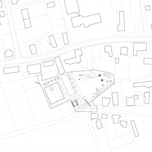 Příšovická náves - Situace - foto: atakarchitekti