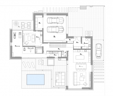 Villa Ostrava - Ground plan 1st floor