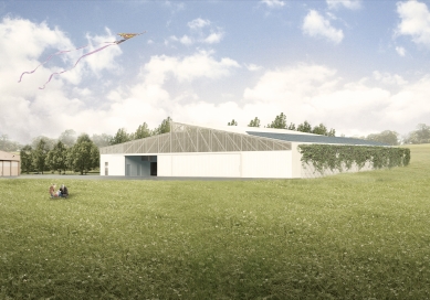Hangár Zbraslavice - Vizualizace - foto: Studio Raketoplán