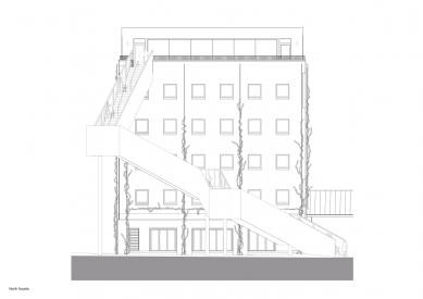 Atelier Gardens Haus 1 - Severní pohled - foto: MVRDV / Hirschmüller Schindele Architekten