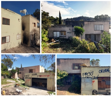 House Col - Collage of photographs of the original state of the family house before reconstruction - foto: labanc.studio