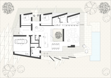 House with frogs - Floor plan 1st floor