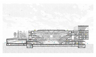 Horácká multifunctional arena - 3D cut