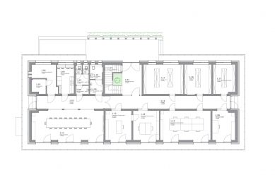 Malacky Office Complex - Floor plan 1st floor