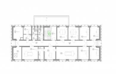 Malacky Office Complex - Floor plan 2nd floor