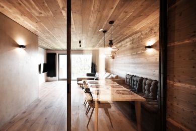 Horské apartmány Wood & Monolit - Půdorys apartmánu Monolit - foto: under-construction architects