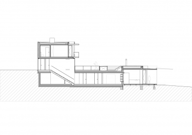 House with the Brdy view - Cross-section - foto: D3A s.r.o.