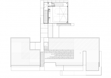 House with the Brdy view - <p>Floor plan of the entrance level</p> - foto: D3A s.r.o.