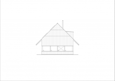 Chalupa v Krkonoších - Západní pohled - foto: Bíza architekti
