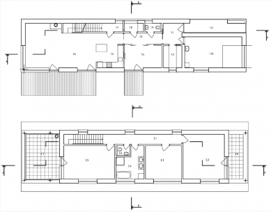 Rodinný dům v Černilově - Půdorysy - foto: Vyšehrad atelier