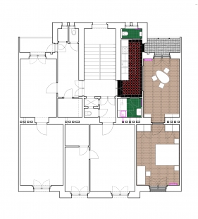 Reconstruction of the apartment Táborská - <translation>Pland</translation> - foto: Amulet