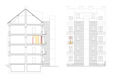 Reconstruction of the apartment Táborská - foto: Amulet