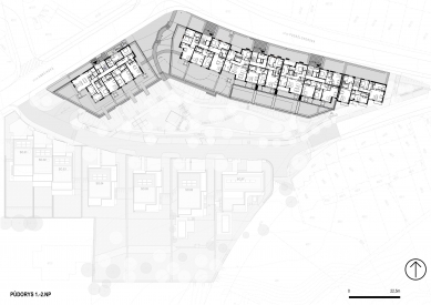 <translatable>Císařská Vinice</translatable> - Floor plan 1st and 2nd floor