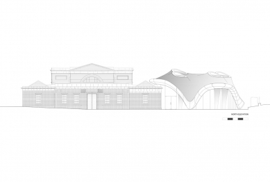 Serpentine North Gallery - Severní pohled - foto: Zaha Hadid Architects