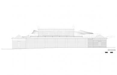 Serpentine North Gallery - Východní pohled - foto: Zaha Hadid Architects