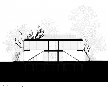 Holiday Home on the Lake Balaton - Cross-section - foto: építész stúdió kft