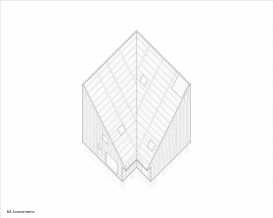 Dům Humo - Axonometrie - foto: Iván Bravo Arquitectos
