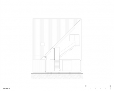 Dům Humo - Řez A - foto: Iván Bravo Arquitectos