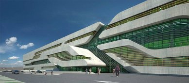 Pierres Vives - project of the archive, library, and sports facility - foto: © Zaha Hadid Architects