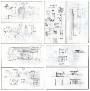 Scholl House - <translation>Sketches</translation> - foto: Meier Unger Architekten
