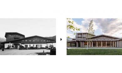 Hotel Bohinj Revitalisation - Hotel before and after renovation - foto: OFIS
