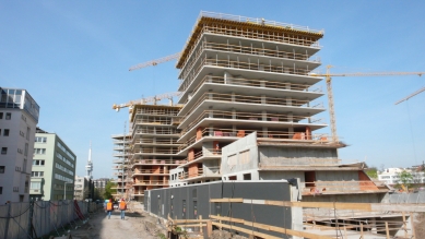 Central Park Praha - From the construction