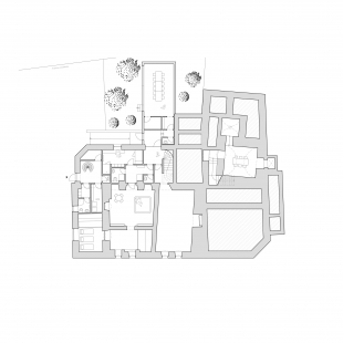 Hotel & Inn Sun - Floor plan 1st basement