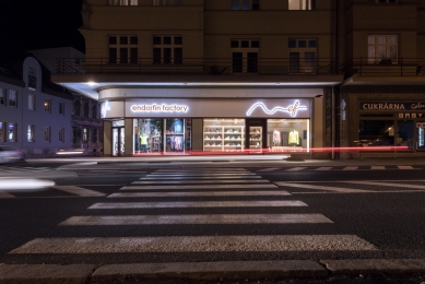 Store Endorfin Factory - foto: Ing. arch. Jiří Jeřábek