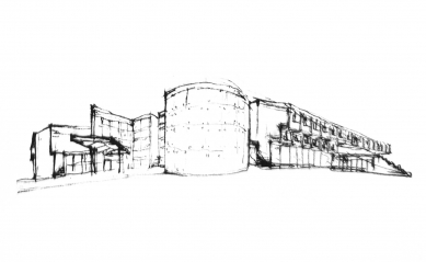 Educational and Conference Center of Saint Virgil - <translation>Sketch</translation> - foto: Wilhelm Holzbauer