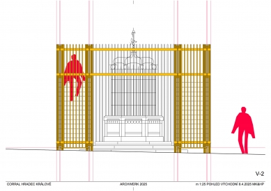 Corral - sezónní umělecká instalace - Pohled - foto: ARCHWERK