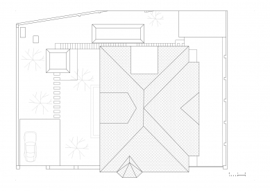 Villa Mirje - Roof drawing - foto: OFIS