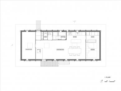 Shigehara Honmachi House - Ground floor plan - foto: Tomoaki Uno Architects