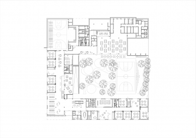 Elementary and Maternal School VIA Beroun - Floor plan 1st floor - foto: OVA