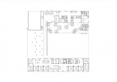 Elementary and Maternal School VIA Beroun - Floor plan 2nd floor - foto: OVA