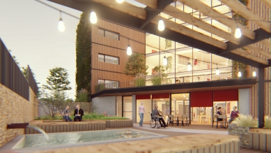 <html>Senior Housing Complex Indian Summer</html>