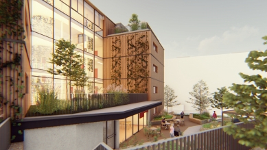 <html>Senior Housing Complex Indian Summer</html>