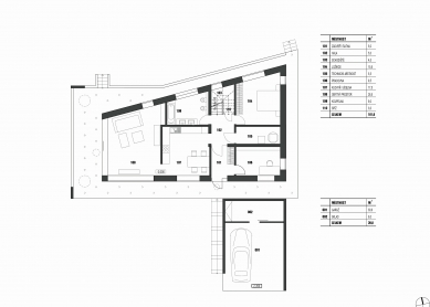 <translation>Family House Pokratice</translation> - Floor plan 1st floor