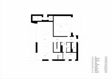 Bílý dům - Půdorys přízemí - foto: UCEES studio