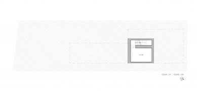 Reconstruction of a row house on Berkova Street - Floor plan 1st basement - original condition