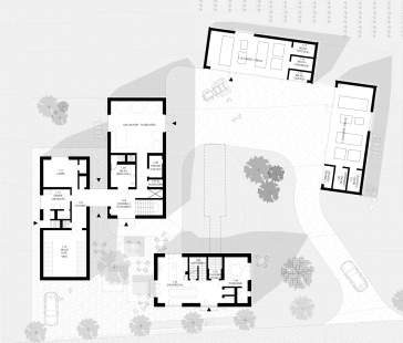 Vinárstvo S - Půdorys 1.np - foto: What architects