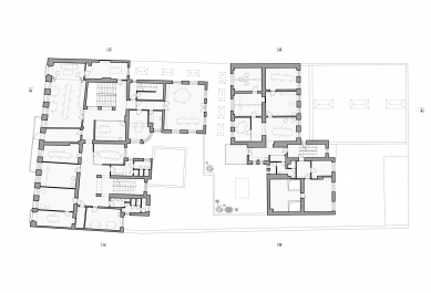 KUMST - Půdorys 1.np - foto: KOGAA