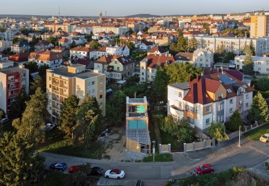 Rodinný dům Plzeň - Letecký snímek - foto: Tomáš Hejzlar