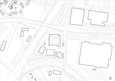 Výrobní budova Era - Situace - foto: Bíza architekti