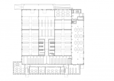 Výrobní budova Era - Půdorys 1.np - foto: Bíza architekti